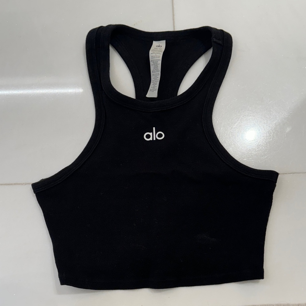 Alo aspire tank in black size xsmall has been worn